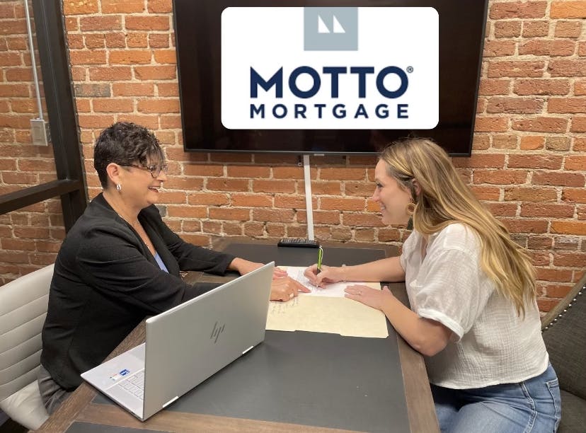 Motto Mortgage Resolute. Pictured: Jessica Bagwell and Kallie Karasch