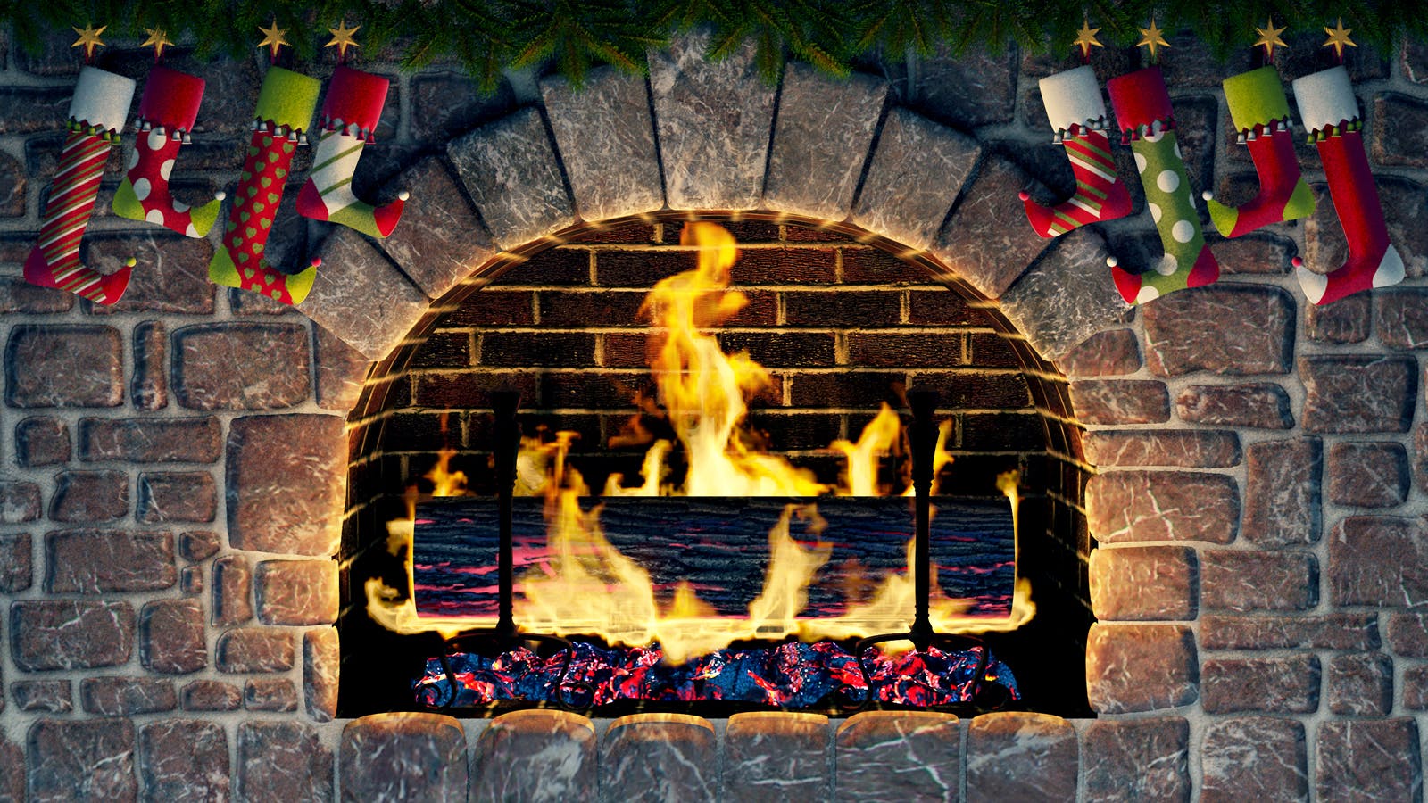 Make sure you hang stockings with care by the fireplace.