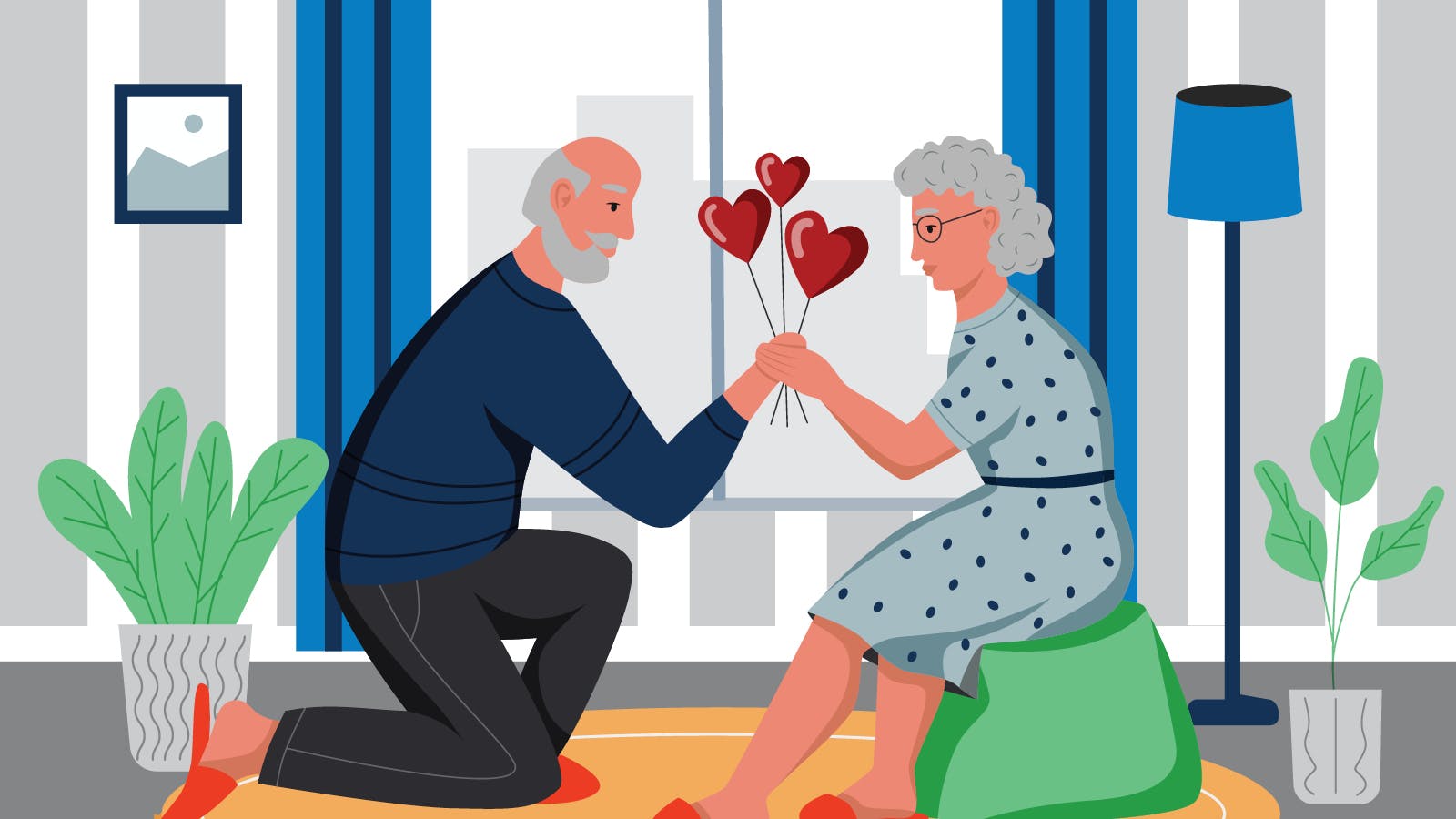 Celebrate Valentine's Day in comfort.